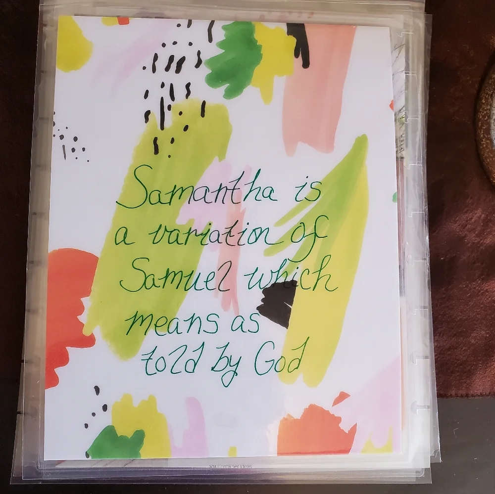 Hand made cover for your Classic size Disc Bound Planner Samantha